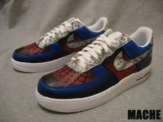 spider man air force 1s